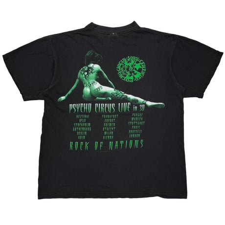 KISS PSYCHO CIRCUS LIVE IN 3D GREEN HIP BLACK BG LARGE 0758