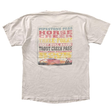 Marlboro 	HORSE CREEK POCKET TEE WHITE FITS XL 3409