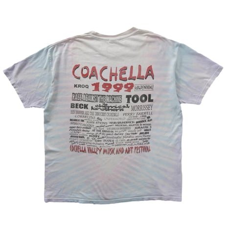 COACHELLA 1999 FESTIVAL RAGE AGINST THE MACHINE TOOL BECK TIEDYE HANES FITS XL 1210