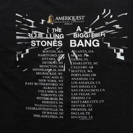 THE ROLLING STONES A BIGGER BANG SS BLACK ANVIL XL 1788