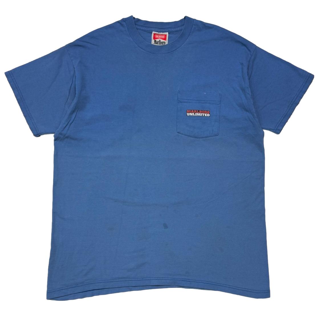 Marlboro COYOTE POCKET TEE BLUE FITS XL 1744 |