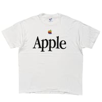 Apple BIG BLACK TEXT LOGO HANES XL 7220