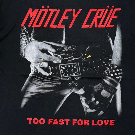 MOTLEY CRUE TOO FAST FOR LOVE HANES LARGE 1808