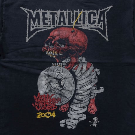METALLICA 2004 PUSHEAD MADLY IN ANGER WITH THE WORLD FOTL LARGE 9321