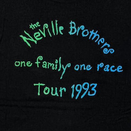 THE NEVILLE BROTHERS TOUR 1993 BLACK HANES XXL 1780