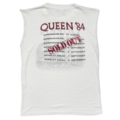 QUEEN MEMBER PORTRAIT 1984 SLEEVELESS FITS MEDIUM 0068