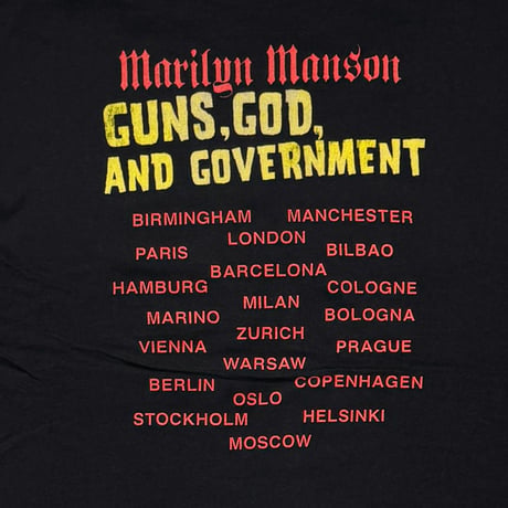 MARILYN MANSON GUNS GOD GOVERERMENT BG LARGE 0757