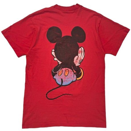 DISNEY VINTAGE LINK PRINT MICKEY LARGE RED 8634