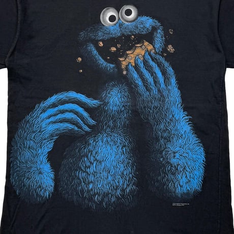 SESAME STREET COOKIE MONSTER BLACK OUT CHANGES LARGE 9522