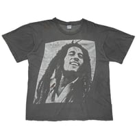 BOB MARLEY MONOCHROME PORTRAIT FADED BLACK XL 0679