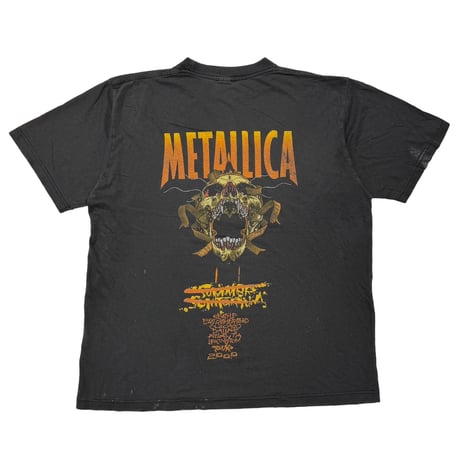 METALLICA PUSHEAD TWIN SKULLS TOUR 2000 BG XL 7519