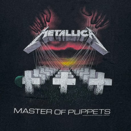 METALLICA Y2K MASTER OF PUPPETS HANES XL 1915