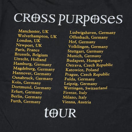 BLACK SABBATH CROSS PURPOSES EURO LARGE 2917