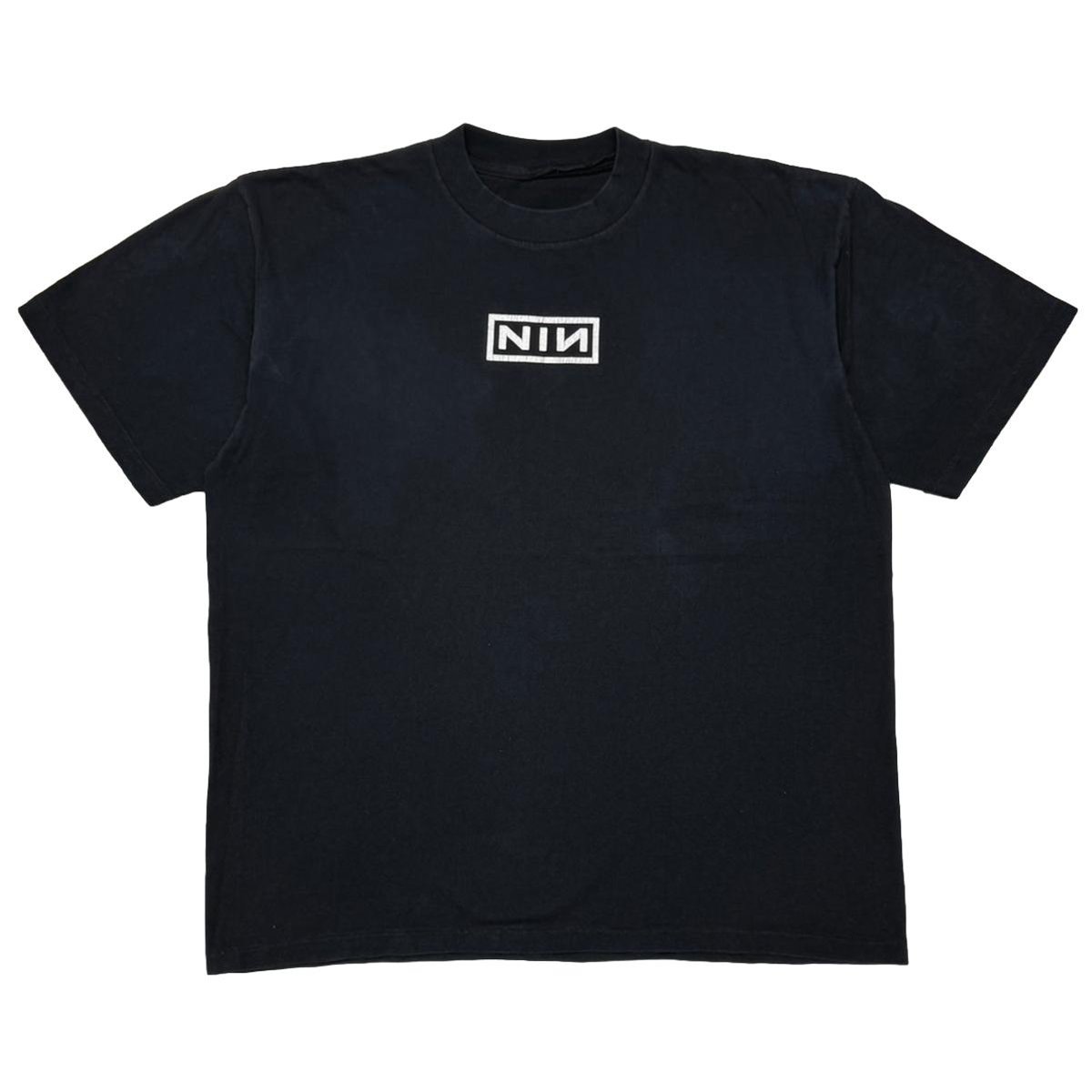 NINE INCH NAILS BOX LOGO BLACK FITS XL 1837 | g
