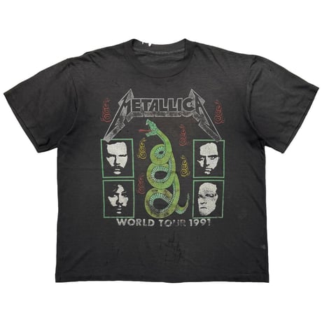 METALLICA RULES WORLD TOUR 1991 BOOTLEG FITS XL 9006