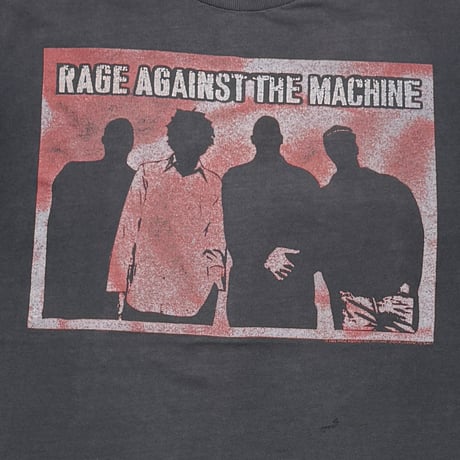 RAGE AGAINST THE MACHINE MEMBER SQUARE FADED BLACK FITS XL 0456
