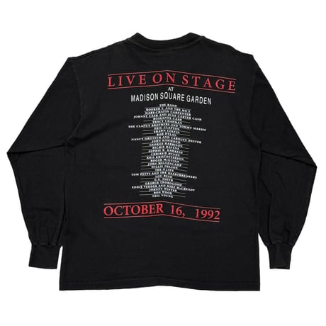 BOB DYLAN LIVE ON STAGE 1992 LS ANVIL LARGE 0960