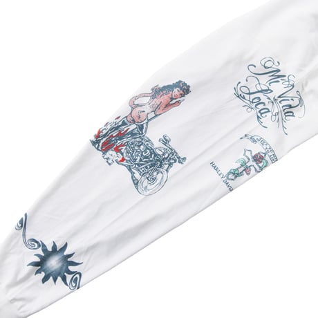 DENNIS RODMAN TATTOO LS WHITE XL 6608