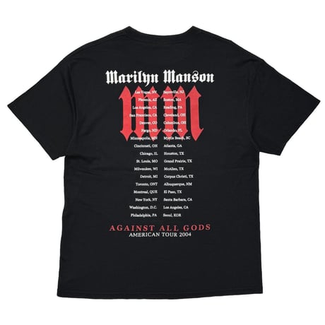 MARILYN MANSON AGAINST ALL GODS AMERICAN TOUR 2004 TENNESSEE RIVER LARGE 7458