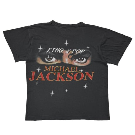 MICHAEL JACKSON KING OF POP DANCE AND EYE LINK PRINT BLACK FITS XL 3661