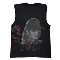 JANET JACKSON RHYTHM NATION SLEEVELESS BLACK FITS LARGE 0672