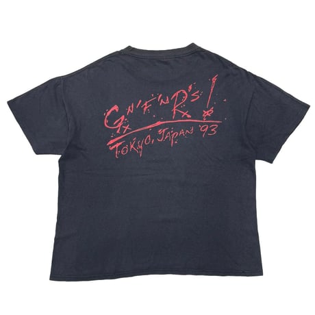 GUNS N' ROSES SKULL MEMBER JAPAN '93 BLACK BROCKUM XL 2496
