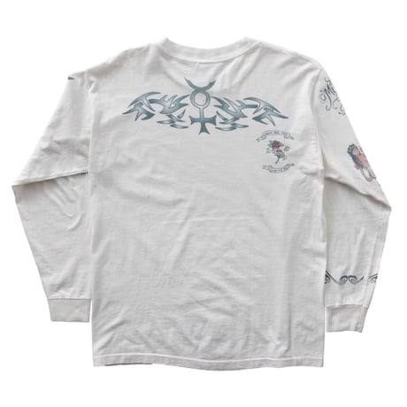 DENNIS RODMAN TATOO LS WHITE LARGE 6833