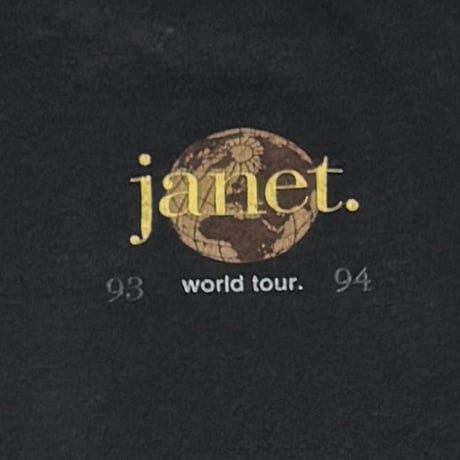 JANET JACKSON 1993-94 WORLD TOUR BLACK LARGE 0534