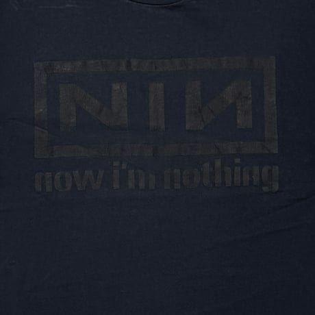 NINE INCH NAILS NOW I'M NOTHING 3D PRINT BLACK ALL SPORT XL 3293