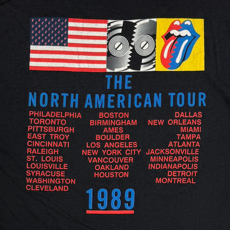 THE ROLLING STONES 1989 STEEL WHEELS NORTH AMERICAN TOUR XL 6869