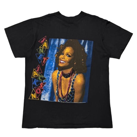 JANET JACKSON RAP DESIGN DOUBLE SIDDE BLACK XL 3617