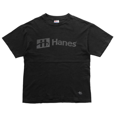 OLD&VINTAGE HANES PROMO LOGO BLACK LARGE 2445