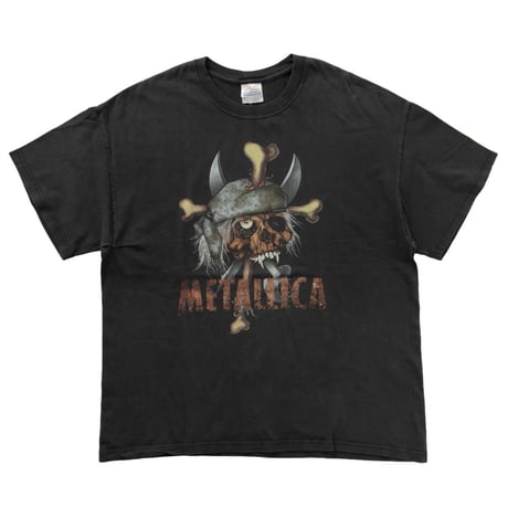 METALLICA PUSHEAD SKULL PIRATE HANES XL 1317
