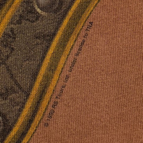 THE ROLLING STONES NO SECURITY PADLOCK TONGUE BROWN GILDAN LARGE 5703