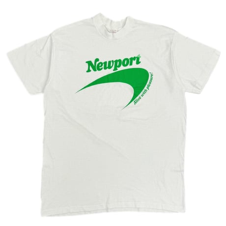 Newport GREEN TEXT WHITE XL 2389