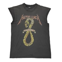 METALLICA PUSHEAD DON'T TREAD ON ME SLEEVELESS FITS LARGE 1235