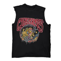 GUNS N' ROSES USE YOUR ILLUSION SKULL MEMBER SLEEVELESS FITS LARGE 0628
