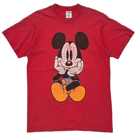 DISNEY VINTAGE LINK PRINT MICKEY LARGE RED 8634