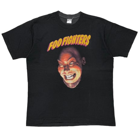 FOO FIGHTERS	EXHAUSTED ALBUM COVER ANGRY FACE FRUIT OF THE LOOM LARGE 4681