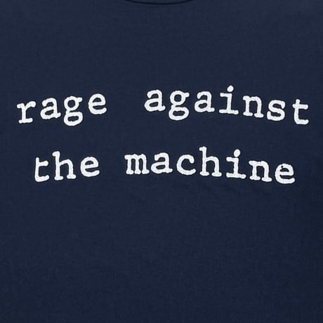 RAGE AGAINST THE MACHINE MOLOTOV FRONT LOGO NAVY TULTEX LARGE 0984