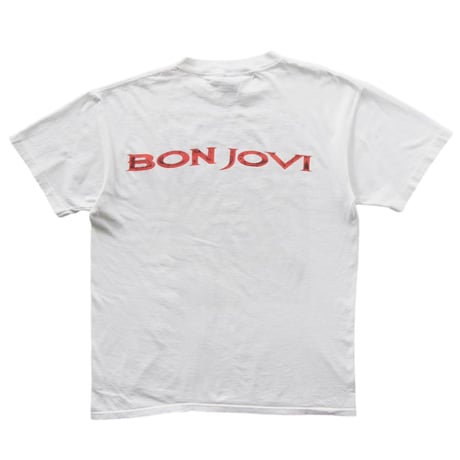 BON JOVI SUPERMAN TATTOO 1995 WHITE BROCKUM LARGE 1401
