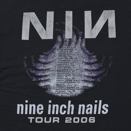 NINE INCH NAILS TOUR 2006 BLACK ALSTYLE XL 7286