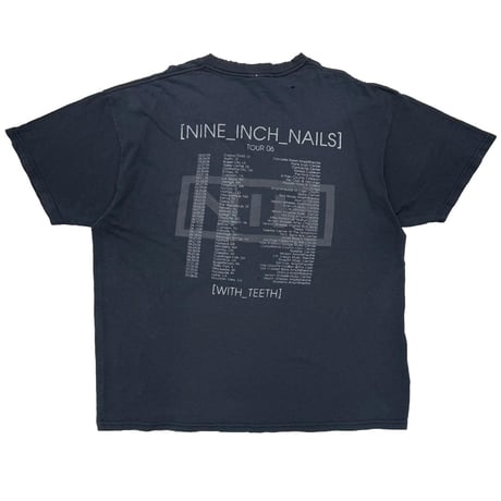 NINE INCH NAILS WITH TEETH 2006 FRONT TOUR 06 BIG BOX LOGO JERZEES XL 5675