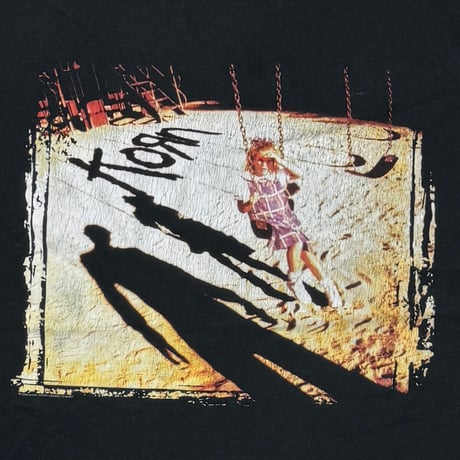 KORN 2004 DEBUT ALBUM JACKET GIRL ON SWING GIANT FITS XL 5119