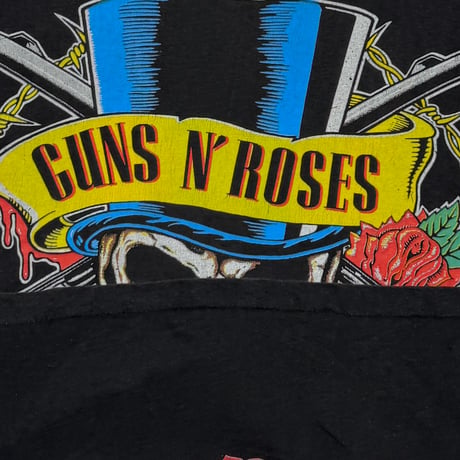 GUNS N’ ROSES SKULL HAT ROSE SLEEVELESS FITS XL 2111