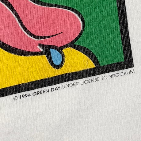 GREEN DAY 1994 DOOKIE WHITE BORCKUM LARGE 8915