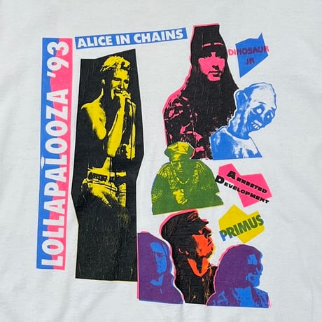 LOLLAPALOOZA 1993 FESTIVAL WHITE FITS XL 0738
