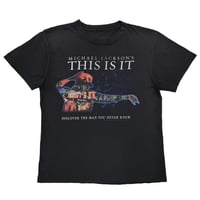 MICHAEL JACKSON THIS IS IT MOVIE PROMO Y2K BLACK FITS XL 3663