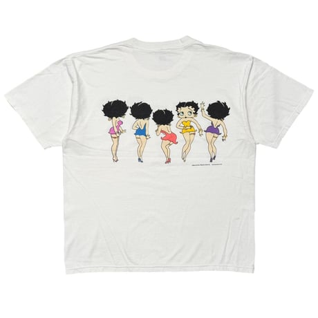 BETTY BOOP 1994 FIVE COLOR DRESS LINK PRINT WHITE XL 9101