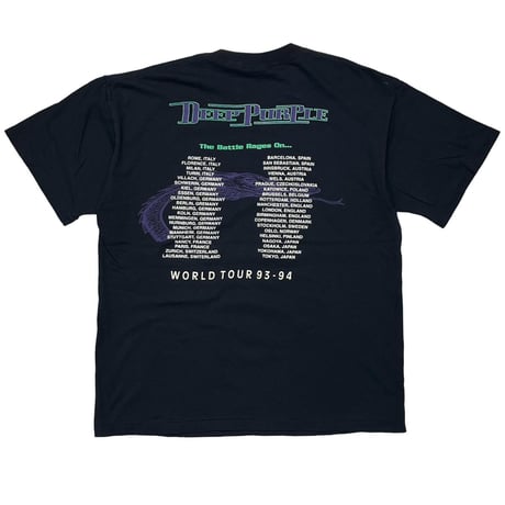 DEEP PURPLE DRAGON THE BATTLE RAGES ON... WORLD TOUR 93-94 BROCKUM XL 9521